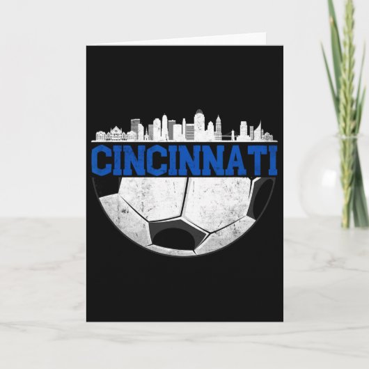 Cincinnati Soccer Distressed Cincy nati  カード (正面)