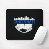 Cincinnati Soccer Distressed Cincy nati  マウスパッド (マウス)