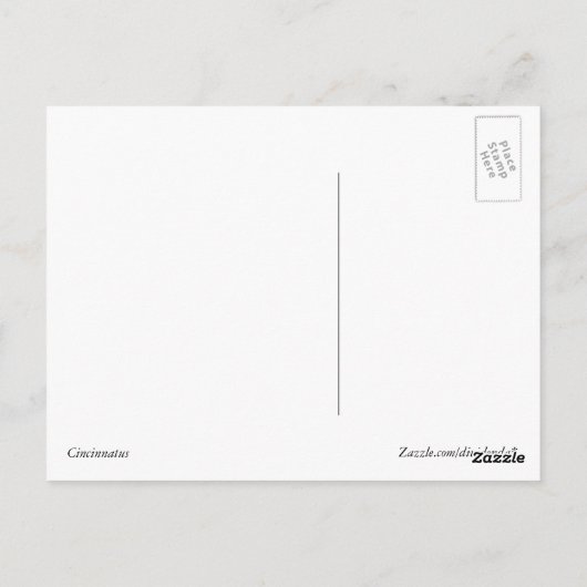 Cincinnatus ポストカード (裏面)