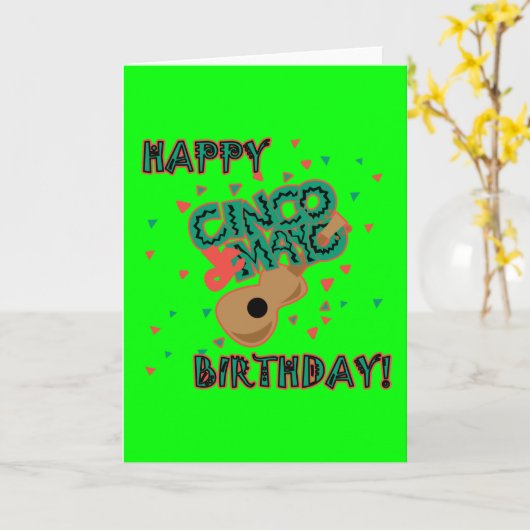 Cinco幸せなdeメーヨーの誕生日! カード (黄色い花)