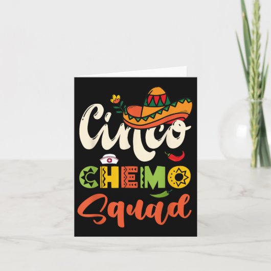 Cinco Chemo Squad化学療法ナースクルーおもしろい株式会社 カード (正面)