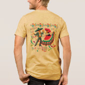 Cinco colorwave mustard トライブレンドＴシャツ (裏面)