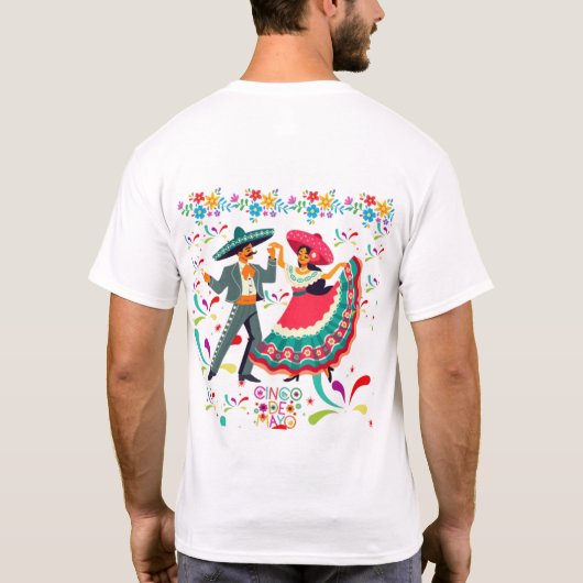 Cinco colorwave tシャツ (裏面)