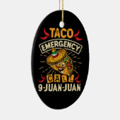 Cinco Deメーヨーのタコスの非常呼出9ファンファン セラミックオーナメント (右)