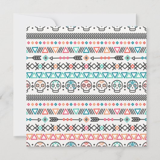 Cinco deメーヨーのパーティの招待状 招待状 (裏面)