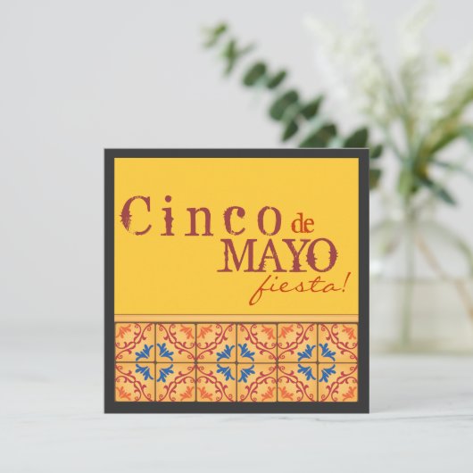 Cinco deメーヨーのパーティー! 幸せなフェスタの招待状 招待状 (スタンド正面)