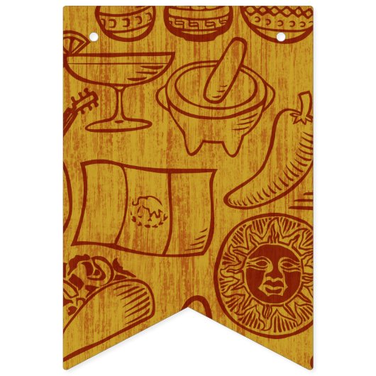 Cinco Deメーヨーのフェスタの旗布の旗の旗 バンティングフラッグ (第1の旗)