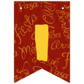 Cinco Deメーヨーのフェスタの旗布の旗の旗 バンティングフラッグ (第3の旗)