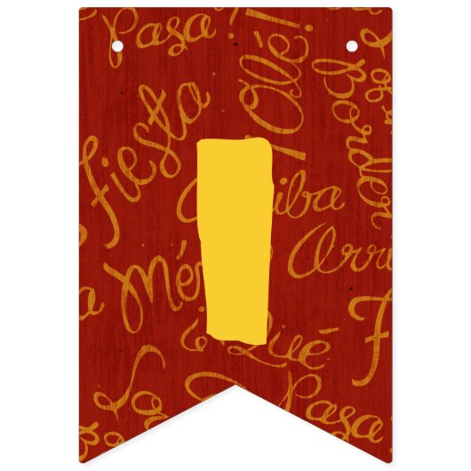 Cinco Deメーヨーのフェスタの旗布の旗の旗 バンティングフラッグ (第3の旗)