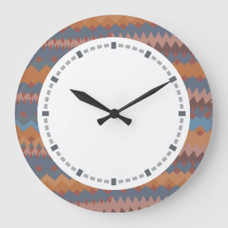 Cinco deメーヨーのメキシコジグザグ形の南西色 ラージ壁時計