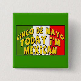Cinco deメーヨーのメキシコ人ボタン 缶バッジ