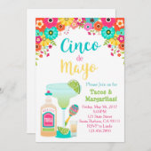 Cinco deメーヨーの招待状 招待状 (正面/裏面)