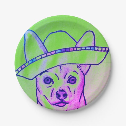 Cinco deメーヨーの紙皿 ペーパープレート (正面)