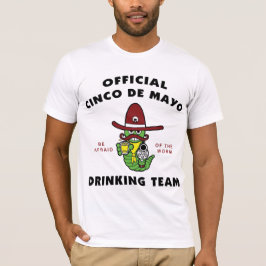 Cinco deメーヨーの飲むチームTシャツ Tシャツ