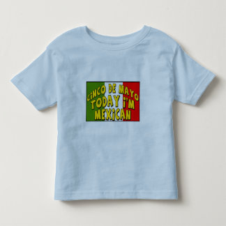 Cinco deメーヨー今日私はメキシコワイシャツおよびギフトです トドラーTシャツ
