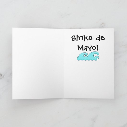 Cinco deメーヨー別名Sinko deメーヨーのおもしろカード カード (内部)