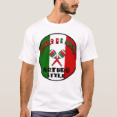 Cinco deメーヨー-アルトゥーロのスタイル tシャツ (正面)