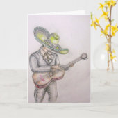 Cinco deメーヨー、マリアッチ カード (黄色い花)