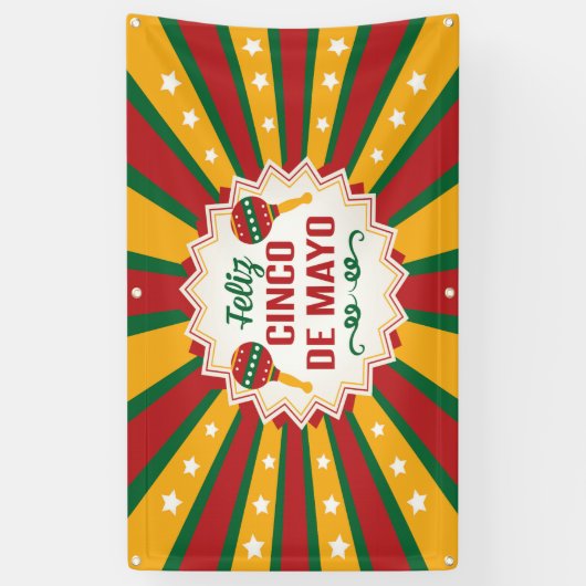 cinco deメーヨー 横断幕 (縦)