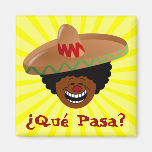 Cinco deメーヨー- Que Pasa: ファンキーなフェスタのためのスペイン語 マグネット