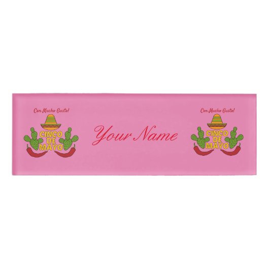 Cinco deメーヨーThunder_Cove 名札 (正面)