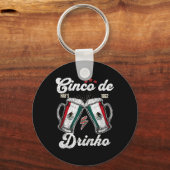 Cinco De Drinkoメキシコパーティー5 De Mayo Beer Drink キーホルダー (正面)