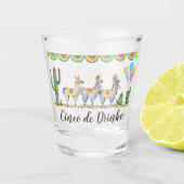 「Cinco De Drinko」| フィエスタ ラマ ショットグラス (正面)