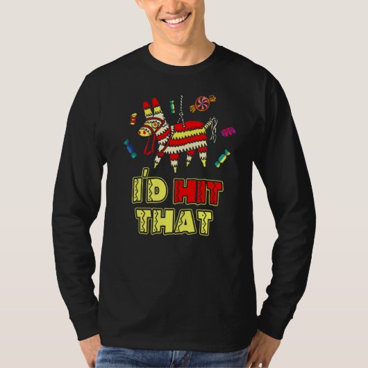 Cinco De MaのPinataアイディアの衣装を打った Tシャツ (正面)