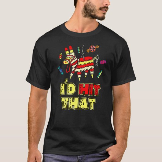 Cinco De MaのPinataアイディアの衣装を打った Tシャツ (正面)