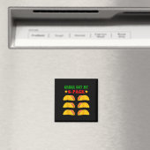 Cinco De MaのTacosで6パックをチェック マグネット (インサイチュ (食洗機))