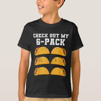 Cinco De MaのTacosで6パックをチェック Tシャツ