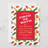 Cinco de Mayチリ 招待状 (正面)