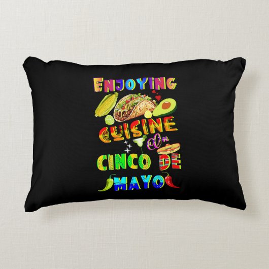 Cinco de Mayoでグルメを楽しむ アクセントクッション (正面)