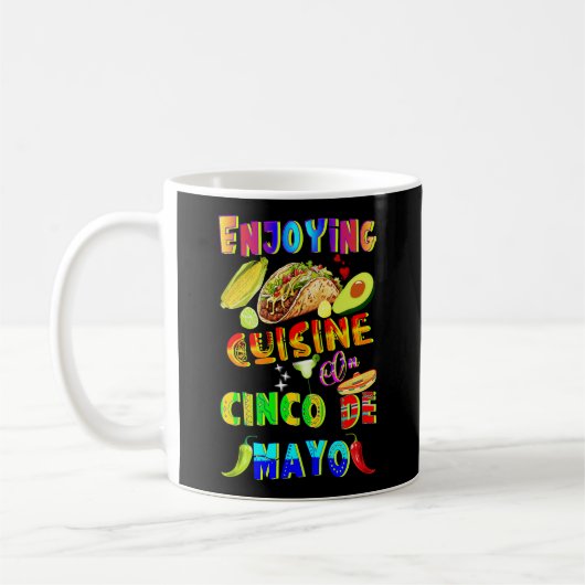 Cinco de Mayoでグルメを楽しむ コーヒーマグカップ (左)