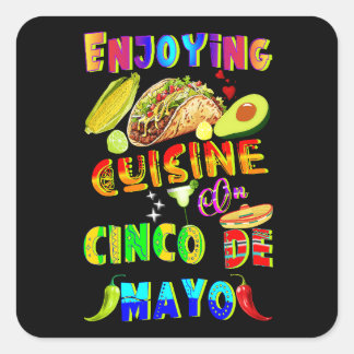 Cinco de Mayoでグルメを楽しむ スクエアシール
