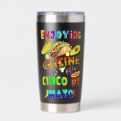 Cinco de Mayoでグルメを楽しむ 保温保冷タンブラー (背面)