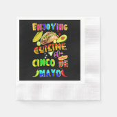 Cinco de Mayoでグルメを楽しむ 縁ありカクテルナプキン (正面)