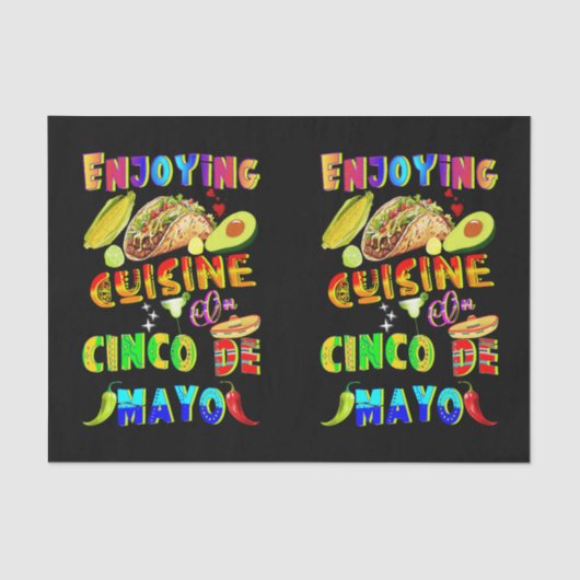 Cinco de Mayoでグルメを楽しむ 薄葉紙 (正面)