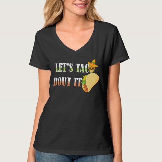 cinco de mayoで作ったタコを見てみよう tシャツ (正面)