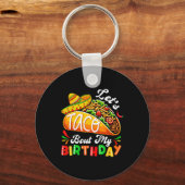 Cinco De Mayoで私の誕生日生まれをタコしてみよう キーホルダー (正面)