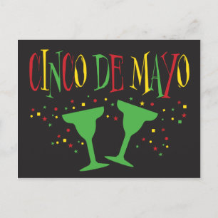 Cinco de MayoとMargaritas ポストカード