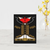 Cinco De Mayoのマリーアチチャロメキシコの衣装 カード (黄色い花)