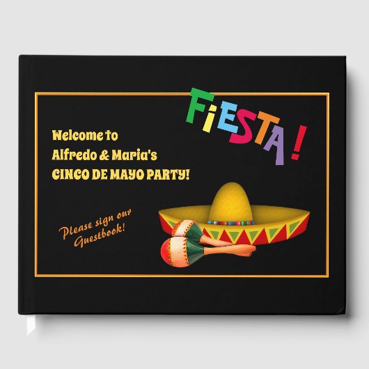 Cinco de MayoまたはMexican Fiesta ゲストブック (正面)