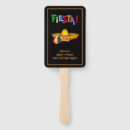 Cinco de MayoまたはMexican Fiesta ハンドファン (裏面)