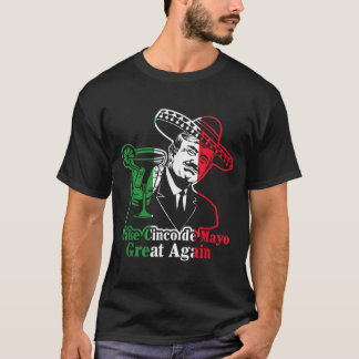 Cinco de Mayoをメキシコ素晴らし国旗の色に戻す Tシャツ