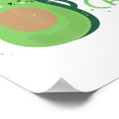 Cinco De Mayoアボカド猫かわいいアボカトミョギフト ポスター (角)