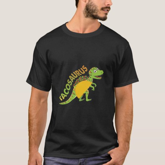 Cinco De Mayoギフトタコスチュタコス恐竜 Tシャツ (正面)