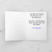 Cinco de Mayoグリーティングカードメキシコ&マラカス カード (内部)