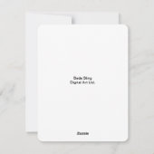 Cinco de Mayoグリーティングカード,オリジナルアート シーズンカード (裏面)