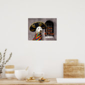 Cinco de Mayoポスター – ソンブレロの犬 – ユーモア ポスター (キッチン)